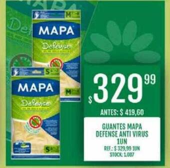 Supermercados Todo Guantes Mapa Defense Anti Virus oferta