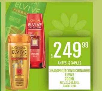 Supermercados Todo Shampoo O Acondicionador Elvive oferta