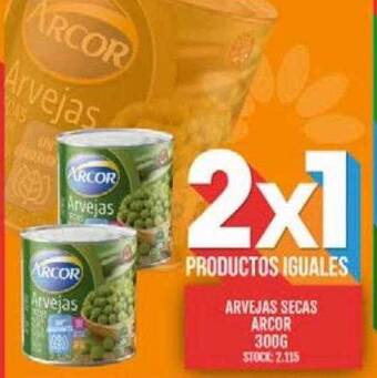 Supermercados Todo Arvejas Secas Arcor oferta