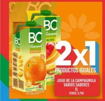 Supermercados Todo Jugo Bc La Campagnola Varios Sabores oferta
