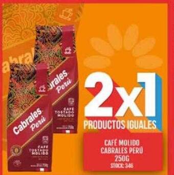 Supermercados Todo Café Molido Cabrales Perú oferta