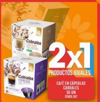 Supermercados Todo Café En Cápsulas Cabrales oferta