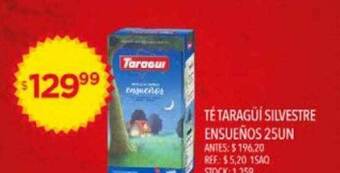 Supermercados Todo Té Taragüí Silvestre Ensueños oferta