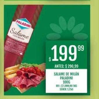 Supermercados Todo Salame De Milán Paladini oferta