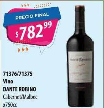 Micropack Vino Dante Robino Cabernet Malbec oferta