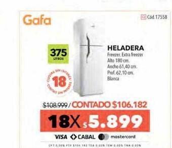 Nexon Gafa Heladera oferta