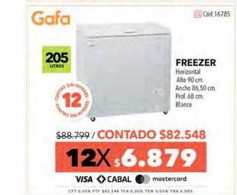 Nexon Gafa Freezer Horizontal oferta