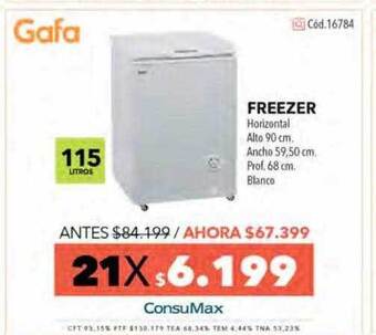 Nexon Gafa Freezer Horizontal oferta