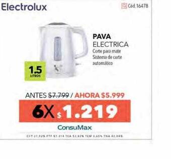 Nexon Electrolux Pava Electrica oferta