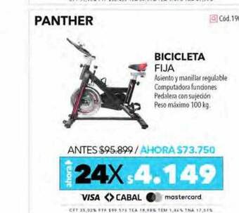 Nexon Panther Bicicleta Fija oferta