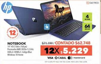 Nexon Notebook Hp oferta