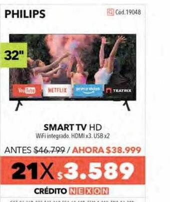 Nexon Philips Smart Tv Hd oferta