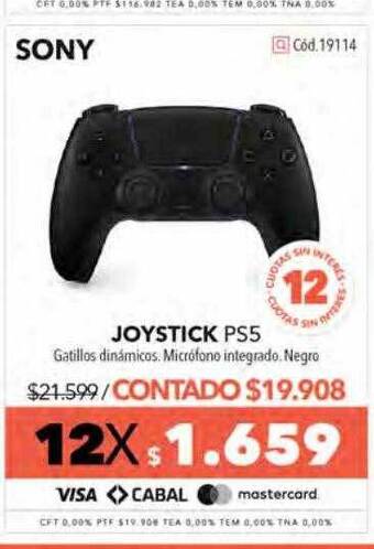 Nexon Sony Joystick Ps5 oferta