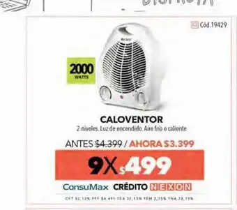 Nexon Caloventor oferta