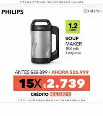 Nexon Philips Soup Maker oferta