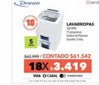 Nexon Lavarropas Drean oferta