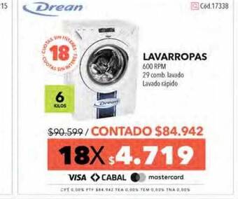 Nexon Lavarropas Drean oferta