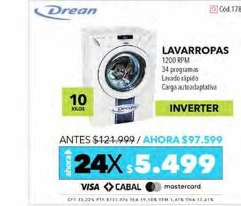 Nexon Drean Lavarropas oferta