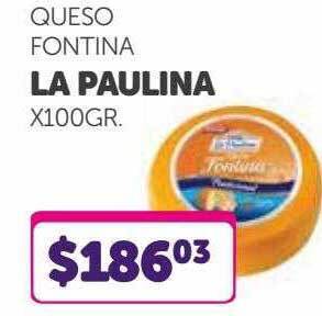 La Gallega Supermercados Queso Fontina La Paulina oferta