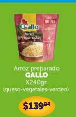 La Gallega Supermercados Arroz Preparado Gallo oferta