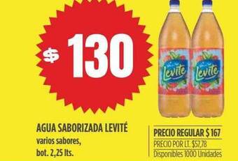 Supermercados Vea Agua Saborizada Levité oferta