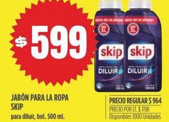 Supermercados Vea Jabón Para La Ropa Skip oferta