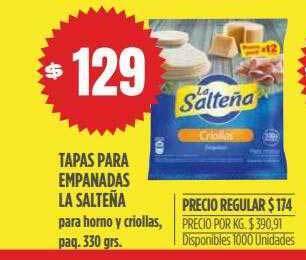 Supermercados Vea Tapas Para Empanadas La Salteña oferta
