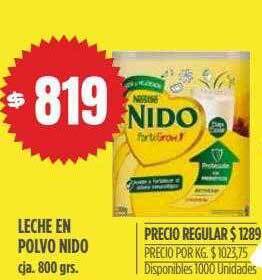 Supermercados Vea Leche En Polvo Nido oferta