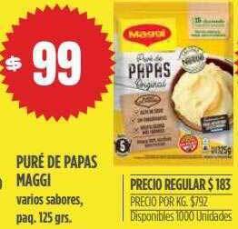 Supermercados Vea Puré De Papas Maggi oferta