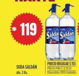 Supermercados Vea Soda Saldán oferta