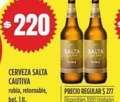 Supermercados Vea Cerveza Salta Cautiva oferta