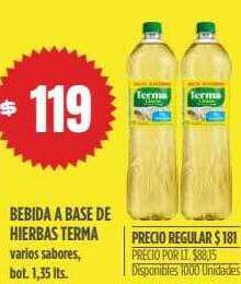 Supermercados Vea Bebida A Base De Hierbas Terma oferta