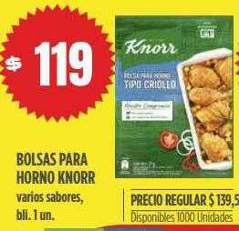 Supermercados Vea Bolsas Para Horno Knorr oferta
