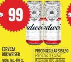 Supermercados Vea Cerveza Budweiser oferta