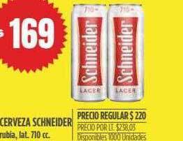 Supermercados Vea Cerveza Schneider oferta