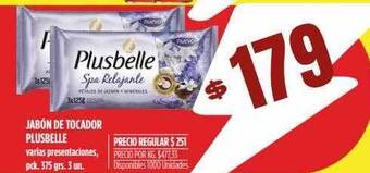 Supermercados Vea Jabón De Tocador Plusbelle oferta