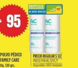 Supermercados Vea Polvo Pédico Family Care oferta