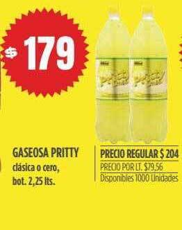 Supermercados Vea Gaseosa Pritty oferta