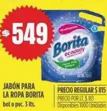 Supermercados Vea Jabón Para La Ropa Borita oferta