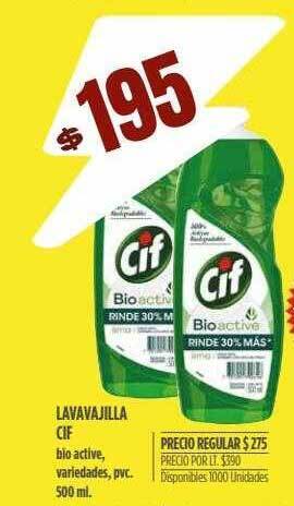 Supermercados Vea Lavavajilla Cif oferta