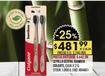 Coto Cepillo Dental Bamboo Colgate oferta