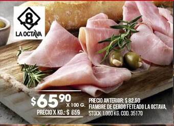 Coto Fiambre De Cerdo Feteado La Octava oferta