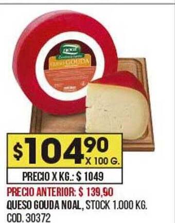 Coto Queso Gouda Noal oferta