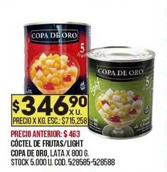Coto Cóctel De Frutas Light Copa De Oro oferta