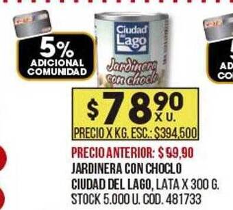 Coto Jardinera Con Choclo Ciudad Del Lago oferta