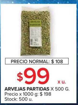 Carrefour Arvejas Partidas oferta