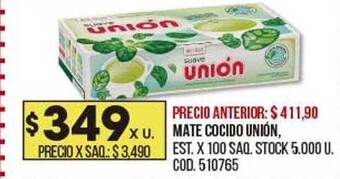 Coto Mate Cocido Unión oferta