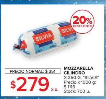 Carrefour Mozzarella Cilindro oferta