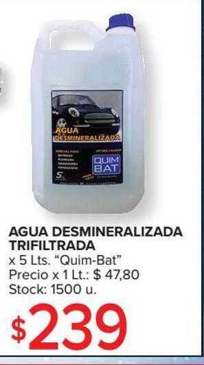Carrefour Agua Desmineralizada Trifiltrada oferta