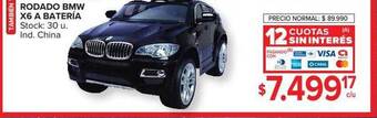 Carrefour Rodado Bmw X6 A Batería oferta